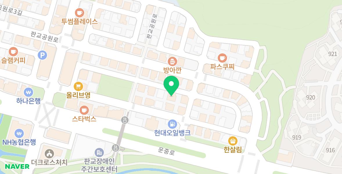 매장 위치가 표시된 네이버 지도 화면